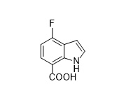 4-氟-1H-吲哚-7-羧酸