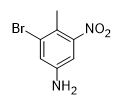 1-溴-2-甲基-3-硝基-5-氨基甲苯