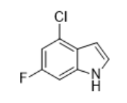 4-氯-6-氟-1H-吲哚