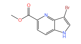 3-溴-4-氮杂吲哚-5-甲酸甲酯