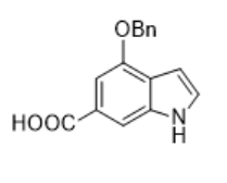 4-(苯基甲氧基)-1H-吲哚-6-羧酸