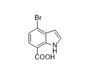 4-溴-1H-吲哚-7-羧酸