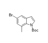 5-溴-7-甲基-1H-吲哚-1-羧酸叔丁酯