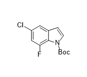 N-Boc 5-氯-7-氟-吲哚