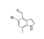 5-溴-7-甲基-1H-吲哚-4-甲醛