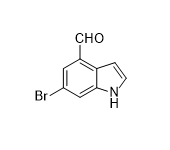 6-溴-1H-吲哚-4-甲醛