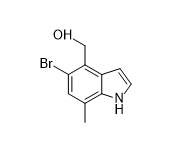 5-溴-7-甲基-1H-吲哚-4-甲醇