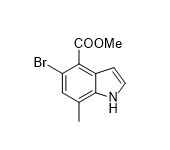 5-溴-7-甲基-1H-吲哚-4-甲酸甲酯