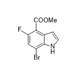 7-溴-5-氟-1H-吲哚-4-甲酸甲酯
