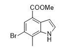6-溴-7-甲基-1H-吲哚-4-甲酸甲酯