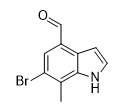 6-溴-7-甲基-1H-吲哚-4-甲醛