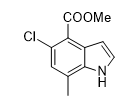 5-氯-7-甲基-1H-吲哚-4-甲酸甲酯