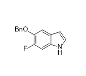 5-苄氧基-6-氟-1H-吲哚