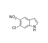 5-硝基-6-氯-1H-吲哚