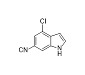 4-氯-1H-吲哚-6-甲腈