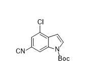 N-Boc-4-氯-吲哚-6-甲腈