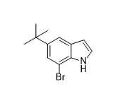 5-叔丁基-7-溴-1H-吲哚