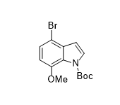 N-Boc 4-溴-7-甲基-吲哚