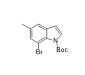 N-Boc 5-甲基-7-溴-吲哚