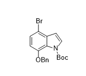 N-Boc 4-溴-7-苄氧基-吲哚