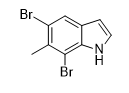 5,7-二溴-6-甲基-1H-吲哚