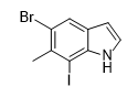 5-溴-6-甲基-7-碘-1H-吲哚