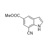 7-甲腈-1H-吲哚-5-甲酸甲酯