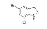 5-溴-7-氯-1H-吲哚啉