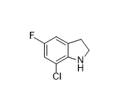 7-氯-5-氟-1H-吲哚啉