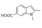 1，2-二甲基-吲哚-6-羧酸