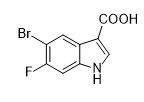 5-溴-6-氟-1H-吲哚-3-羧酸