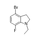 1-乙基-4-溴-7-氟-吲哚啉