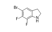 5-溴-6,7-二氟-1H-吲哚啉